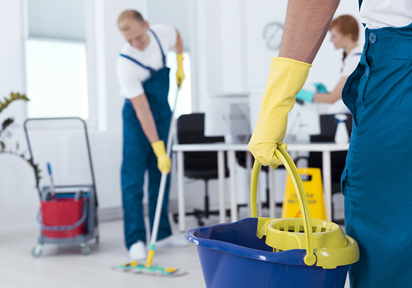 Commercial cleaning crew on the Fraser Coast